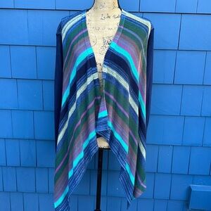 💙🩵💚Goddis Sophia Shanghai Express drape cardigan sweater blue green